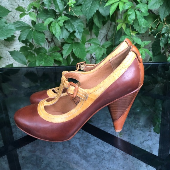Fossil tonal browns strappy pumps 8.5 - Picture 4 of 8